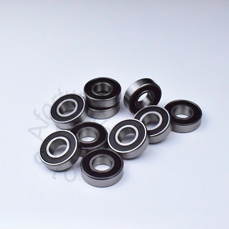 6001RS 12*28*8 (Mm) 1 Buah Bearing ABEC-5 Penyegelan Karet Tipe Bearing 6001 6001RS Chrome Steel Deep Groove Bearing