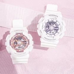 Ulzzang Multifunction Electronic Sport Watch Woman Waterproof Silicone Student Wristwatches Big Dial Clock Gift Montre Femme