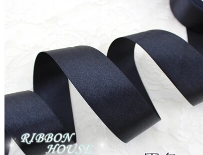 Hot Sale White Retail 25 Yards 40mm 4cm Width Satin Ribbon Bow Wedding Party Craft Decoration Gift Christmas Ribbons Wholesale