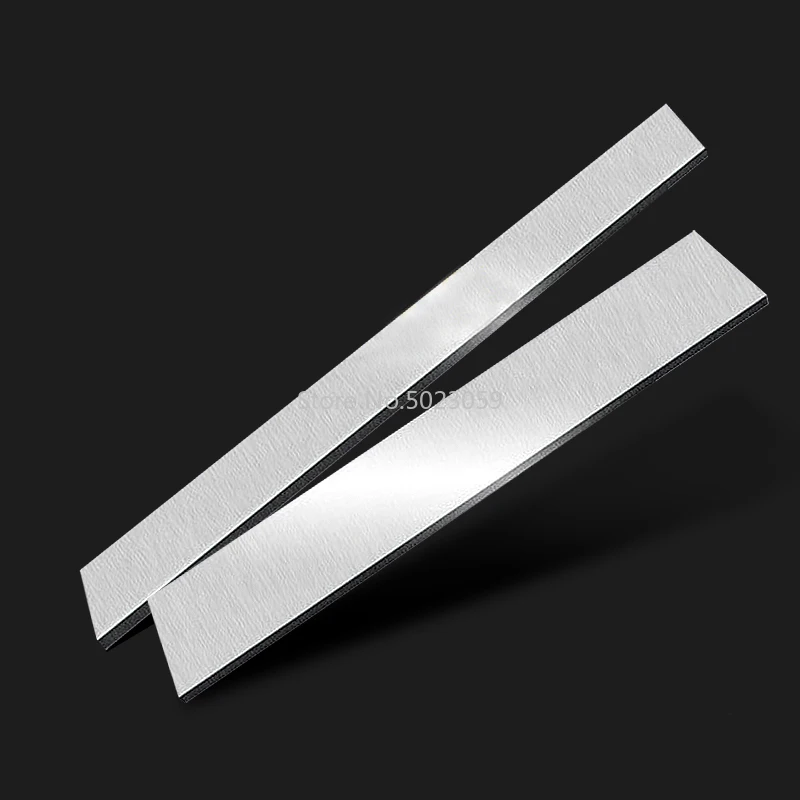 300mm HSS White Steel For Make Multipurpose Knife Chopper Kitchen Fruit Knife Blank Steel Heat Treated HRC61 Thickness 3mm