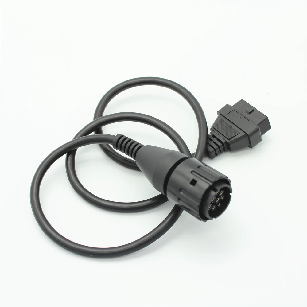 Kabel diagnostyczny OBD2 dla BMW ICOM D kabel motocykle kabel motocyklowy kabel diagnostyczny 10 Pin adapter do 16pin ICOM A3 A2 narzędzie