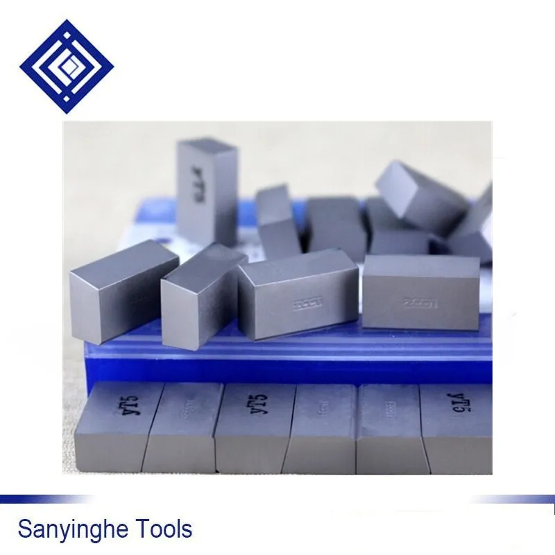 

YT5 A120 sanyinghe cemented carbide 30pcs/box welding insert high speed external cutting tool boring cutter for steel cast steel