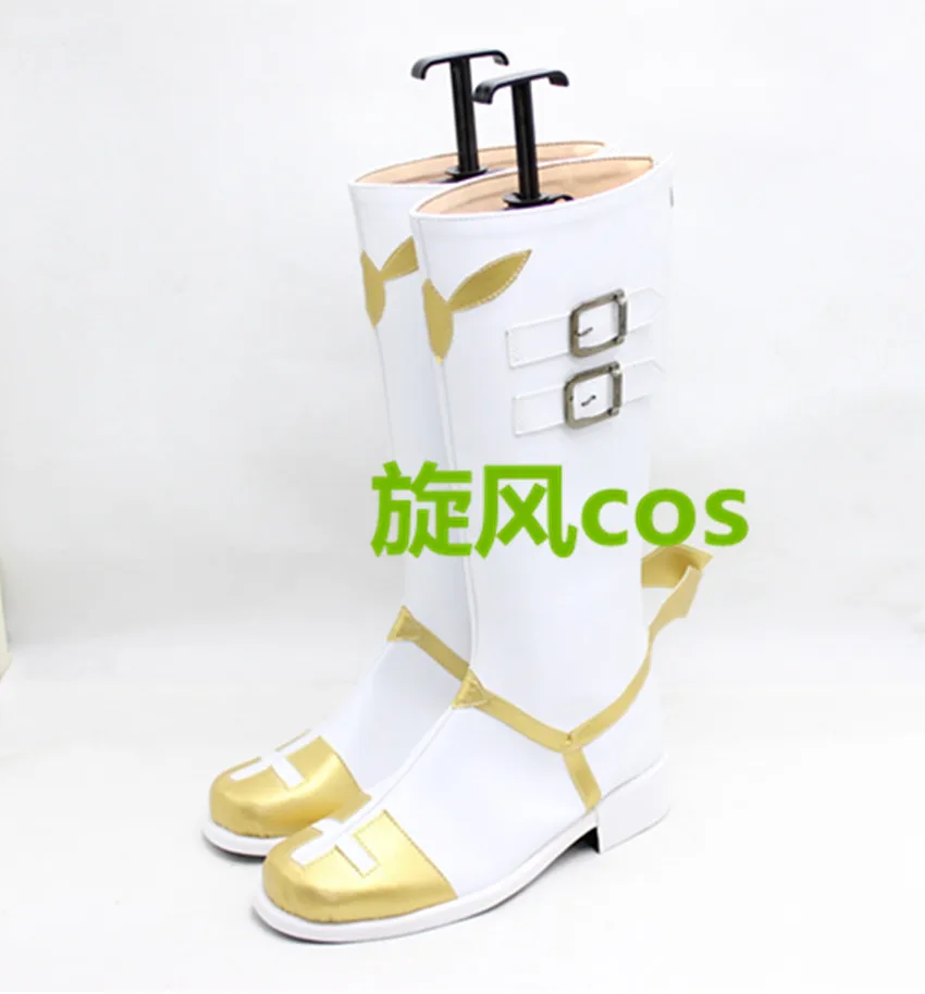 Fate/Apocrypha Rider of Black Faction Astolfo Twelve Paladins of Charlemagne Cosplay Boots Shoes S008