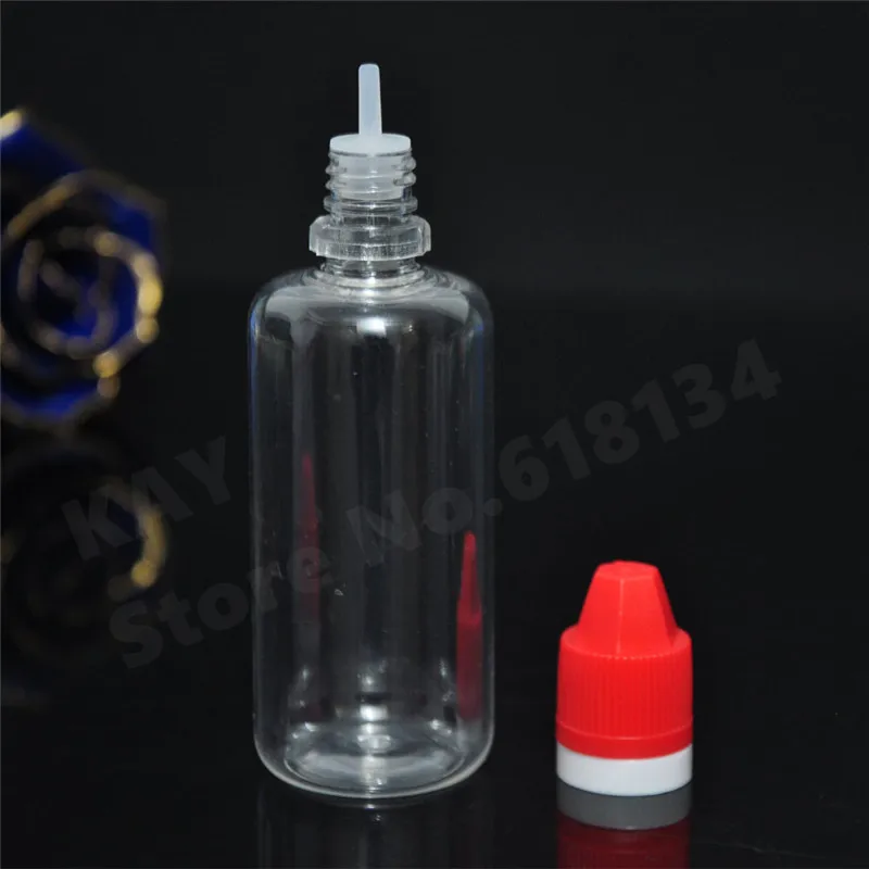 

1500pcs Food grade 50ml empty plastic dropper bottle PET with childproof and tamper evident new type cap