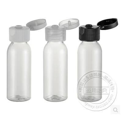 capacity 30ml (ml)50pcs/lot bottle with rounded shoulders transparent clamshell, simple bottles, small bottles plastic bottles