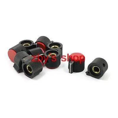 

10pcs Nonslip Potentiometer Rotary Control Knobs 6mm Shaft Dia Red