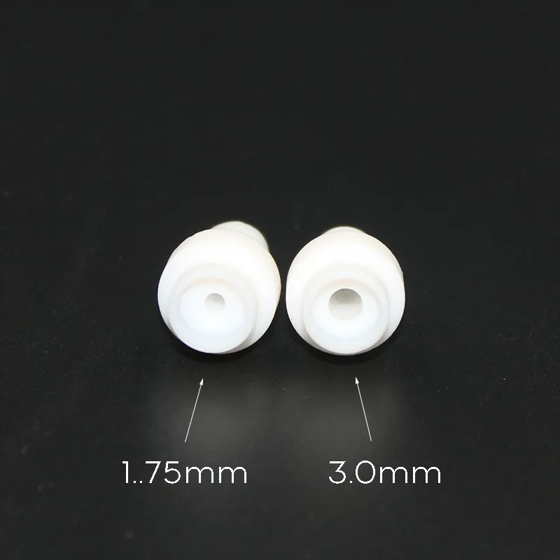 10Pcs Ultimaker 2 UM2 Hot End Isolator Coupler PTFE Inner Sleeve For 1.75mm 3mm Filament High Quality