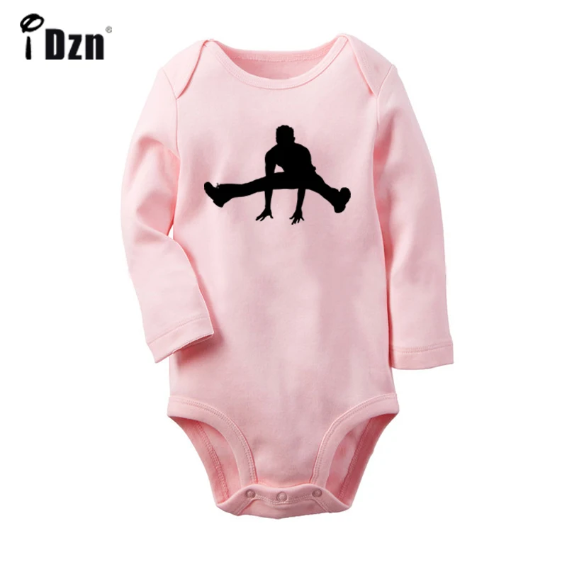 

Cool Street Hip Hop Silhouette Design Newborn Baby Boys Girls Outfits Jumpsuit Print Infant Bodysuit Clothes 100% Cotton Sets