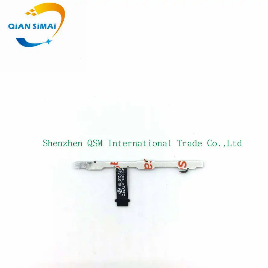 QiAN SiMAi 2pcs/Lot New original Power on off & Volume button Flex cable For Asus zenfone 5 a500cg a500kl A501CG t00j Phone