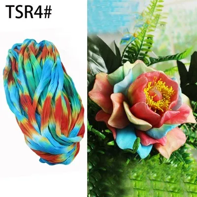 2pcs Color Mix Nylon Stocking Ronde Flower Material Tensile Stocking Material Accessory Handmade Wedding Home DIY Nylon Flower