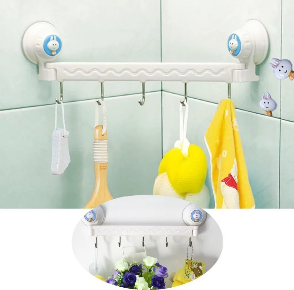 Power Vacuum Suction Cup Hanger Hooks in Bathroom hooker Kitchen Wall Sucking Pothook towel holder hard rubber