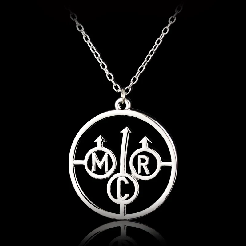 BLACK VEIL BRIDES Necklace Black Veil Brides BVB Logo Stainless Steel Jewelry Necklace Emo Steampunk Gothic Band Merch Necklace