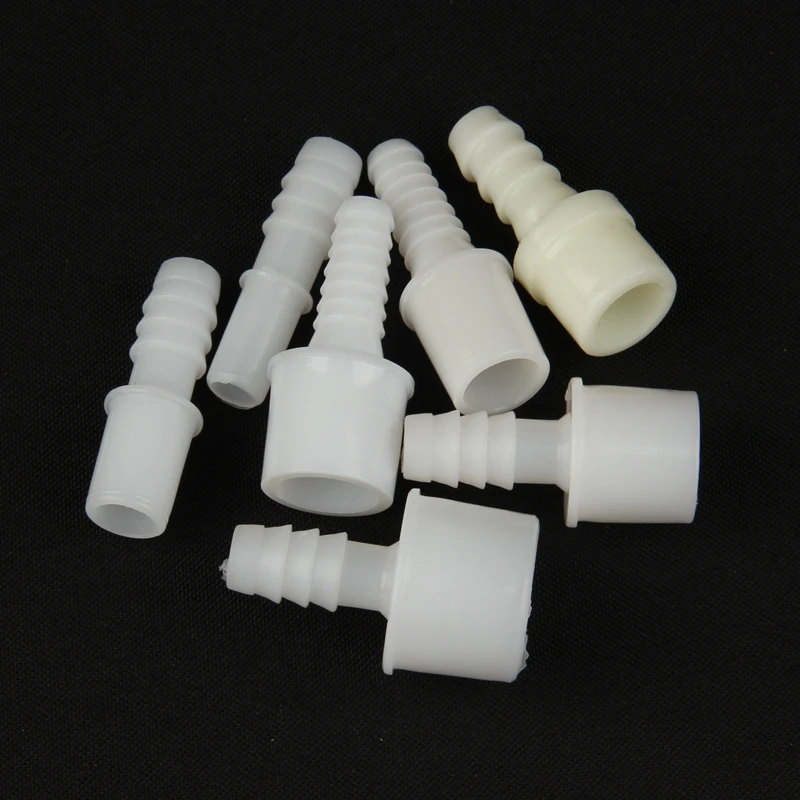 

25pcs 8-10mm Pagoda To Outer Dia 9.5-25mm Flat Mouth Pagoda Abutting joint Aquarium Irrigation Hose Plastic Quickly Connector