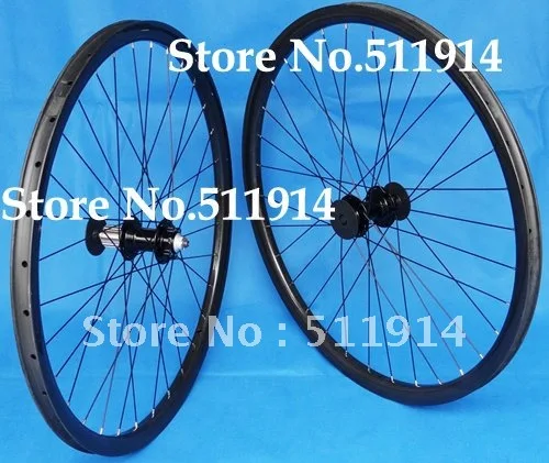 

FLX-WS-CW010 Full Carbon MTB Mountain Bike 25mm Clincher 29ER Wheelset - 25mm Rim , Spokes , hub , Brake pads, Skewers