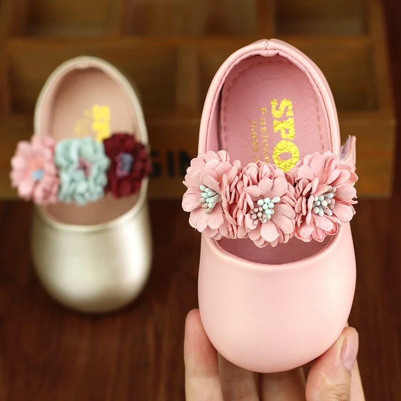 

Baby Toddler Shoes Spring And Autumn 0-6-12 Months Baby Princess Leather Shoes Toddler Girl Shoes