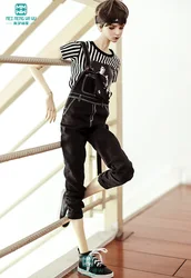 Fits 68--70cm BJD Clothes SD13 SD17 Boys uncle fashion jeans Black army green denim blue