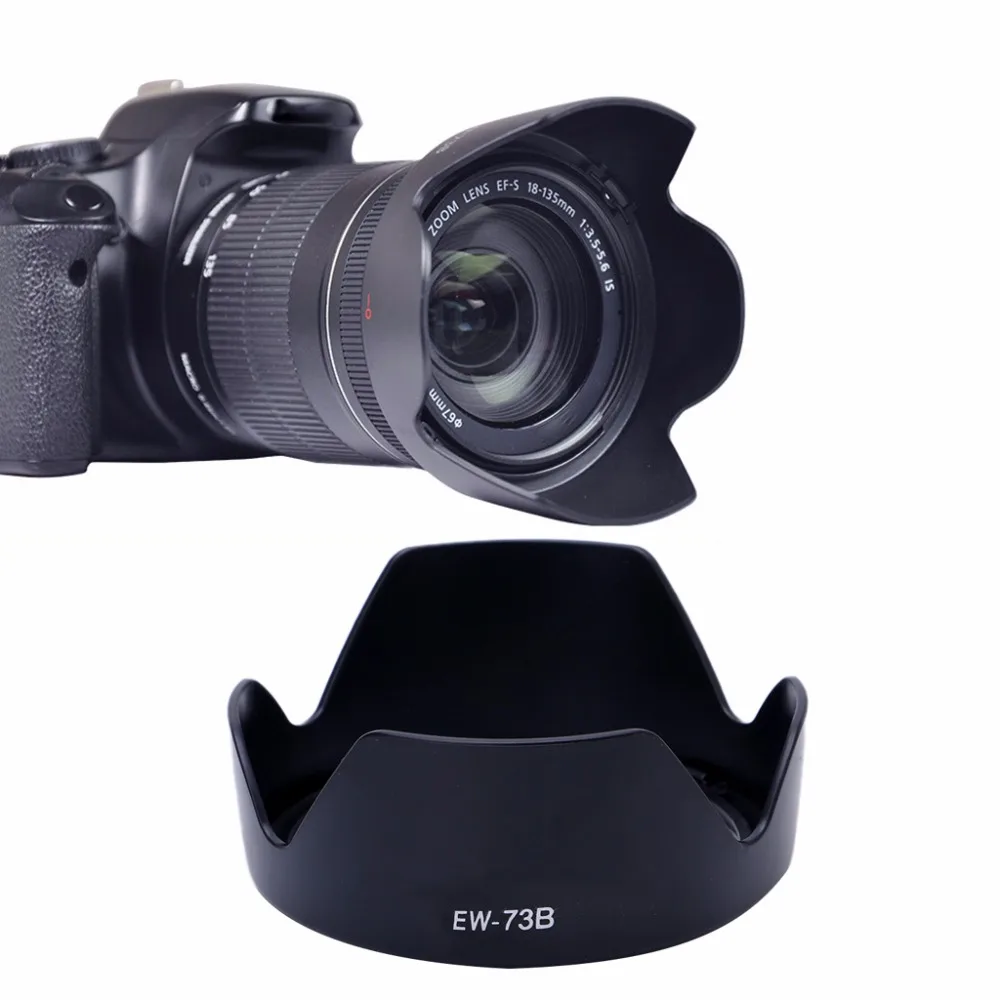 Y1AE EW-73B Camera Lens Hood For EF-S 18-135mm F3.5-5.6 IS