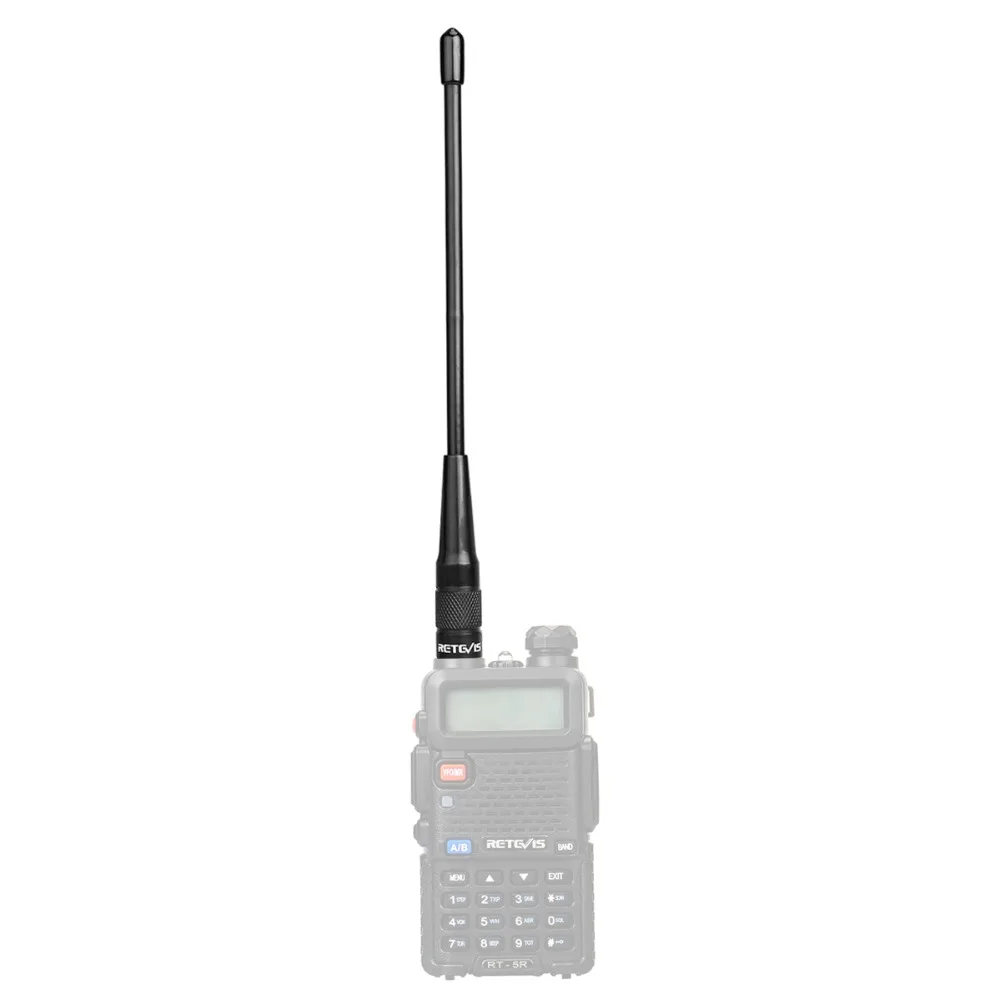 Retevis-antena de walkie-talkie RHD-701 VHF UHF, SMA-F hembra para Kenwood Baofeng UV-5R, TYT Quansheng UV K5 K6 UV K58