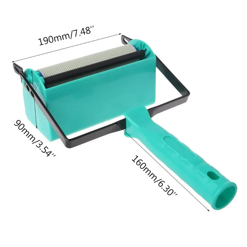 Macchina per pittura a colori a doppio colore per pittura a parete da 7 pollici per strumento per pennello a rullo strumento per pittura a decorazione di carta da parati con motivo 3D