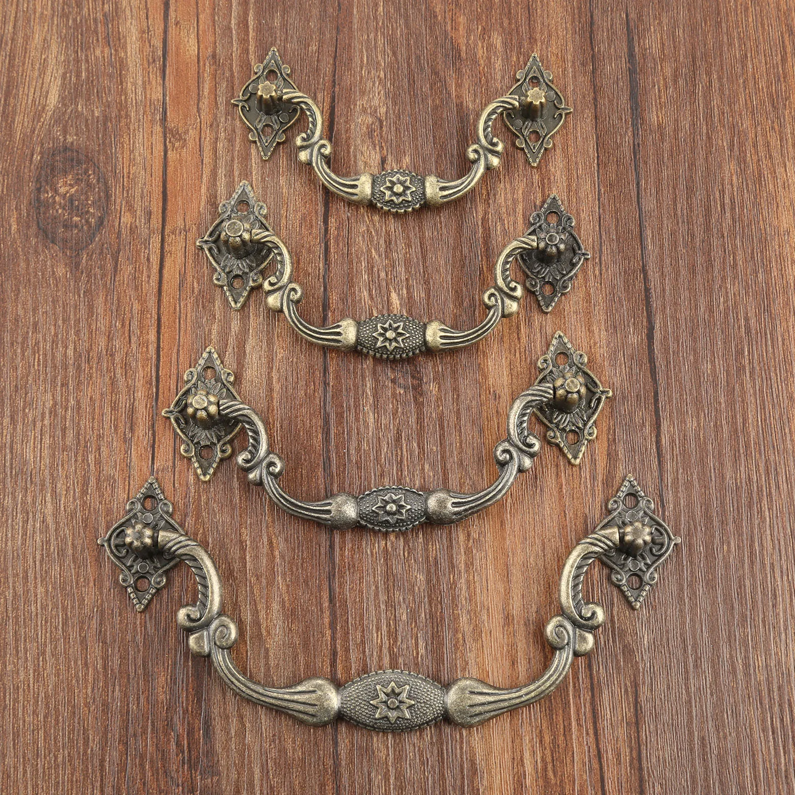 1Pc Antique Furniture Handles Cabinet Knobs and Handles Drawer Cabinet Kitchen Pull Cupboard Handle Furniture Hardware