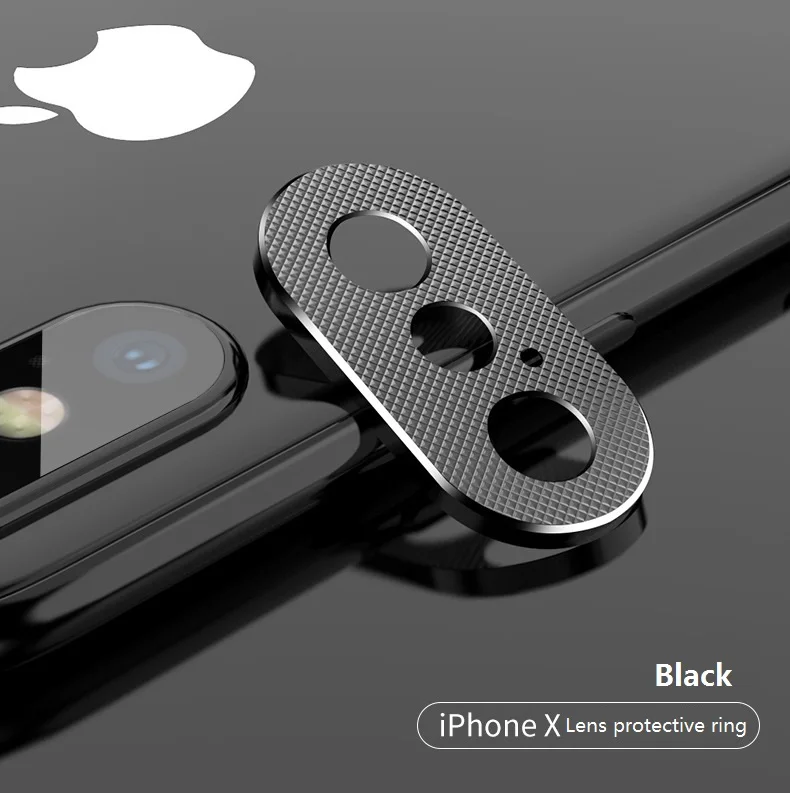 For iPhone X Ultra thin Aluminum Alloy Lens Cover Shutter Magnet Slider lens Camera Cover Phone Lens Privacy Sticker