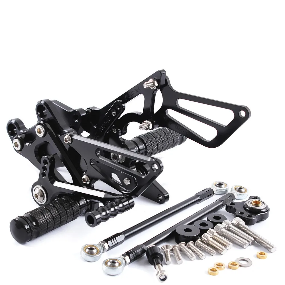 For HONDA CBR600RR CBR 600RR CBR 600 RR 2003-2006 CNC Aluminum Motorcycle Adjustable Rearset Rear Set Foot Pegs Pedals Footrest