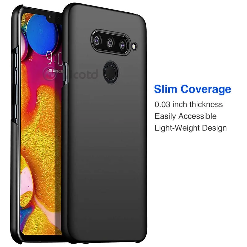 Case For LG V40 ThinQ Luxury Plastic Matte Phone cases Slim Hard PC Back Cover sFor LG G7 ThinQ V30 V20 V40 Q6 Q7 Q8 Q9 G6 G7