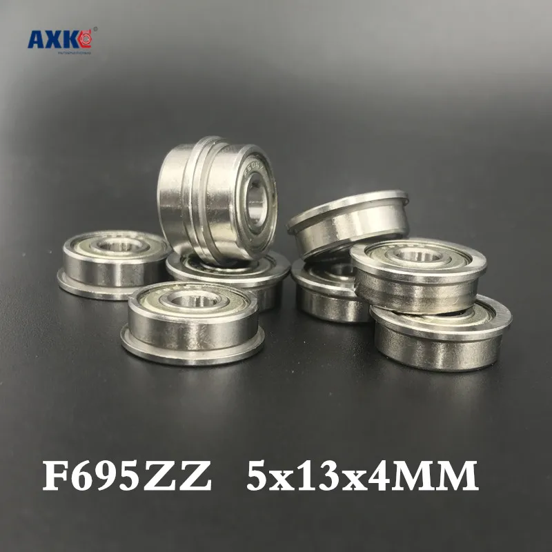 2023 Limited F695zz 5x13x4mm Flange Ball Bearings 5*13*4mm F695-2z Flanged Radial Shaft Bearing 5*13*15*4*1 Mm F695z F695 Zz