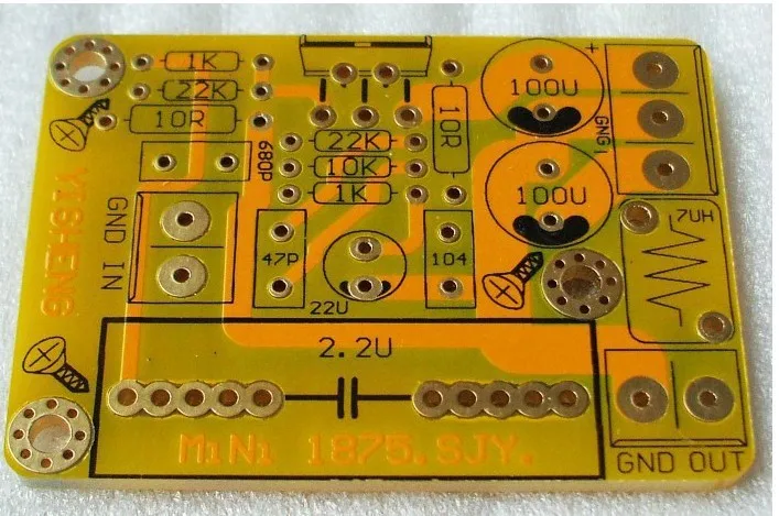 

LM1875 Mono HIFI Amplifier PCB Board Can Be Connected in Parallel Multi-Channel Play