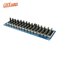 GHXAMP EQ Equalizer Stage Professional Tone Preamplifier Board 5/10/15 Road Preamp Stereo Adjustable Frequency 35HZ 70HZ-20KHZ