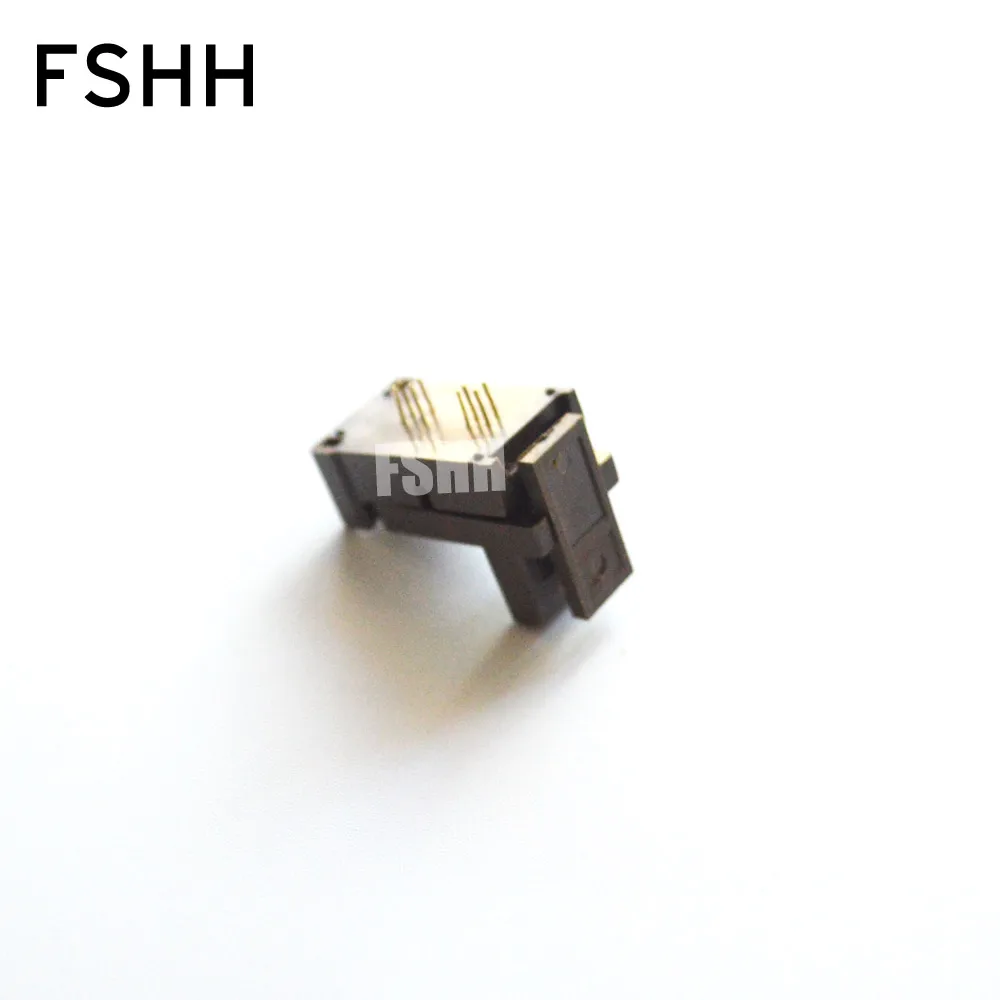 Clamshell SSOP8 ซ็อกเก็ตทดสอบ ic TSSPOP8 SSOP8 to DIP8 โปรแกรมเมอร์อะแดปเตอร์ Pitch 0.65 มม.