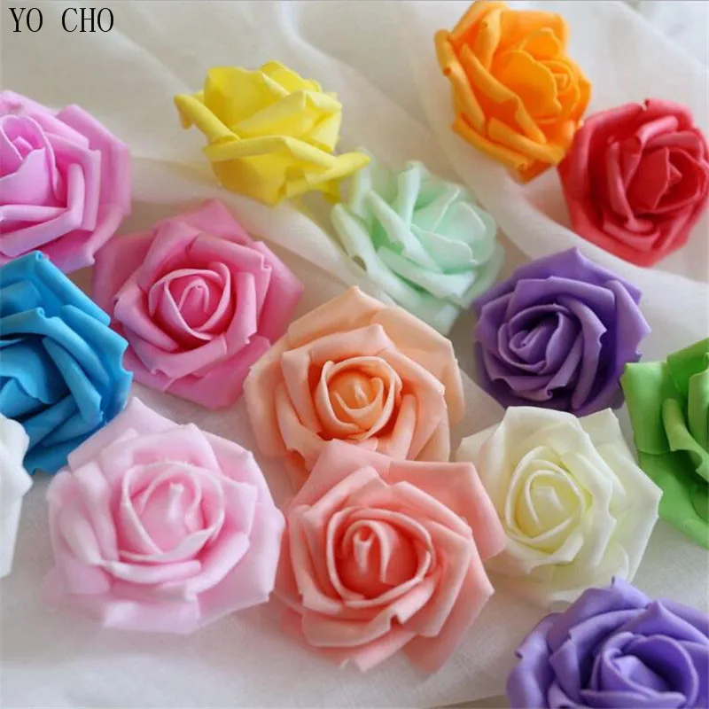 PE Foam Rose for Wedding Decoration   Artificial Flower  EVA Foam  Home Decoration  Simulation Rose  DIY  Wholesale