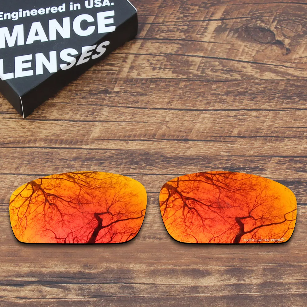 

Millerswap Resist Seawater Corrosion Polarized Replacement Lenses for Oakley Monster Pup Sunglasses Orange Red Mirrored