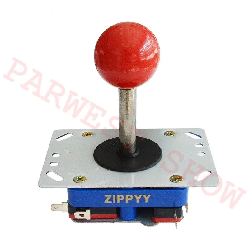 1 pc/lote eixo longo zippy joystick arcade 2 / 4 / 8 vias joystick clássico com 7 cores balltop seleção para diy jamma peças