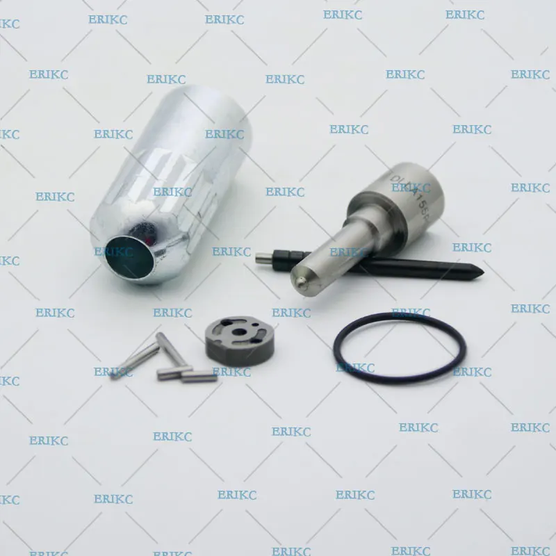 ERIKC 095000-6590 common rail injector 23670-E0010 repair kit DLLA155P842 nozzle 10# Pin valve plate E1022001 heavy truck part