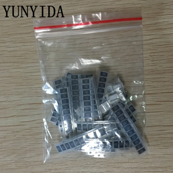 Kit surtido de resistencias SMD 2512, 1 ohm-1m ohm 5% 33valuesX, 10 Uds. = 330 Uds., Kit de bricolaje