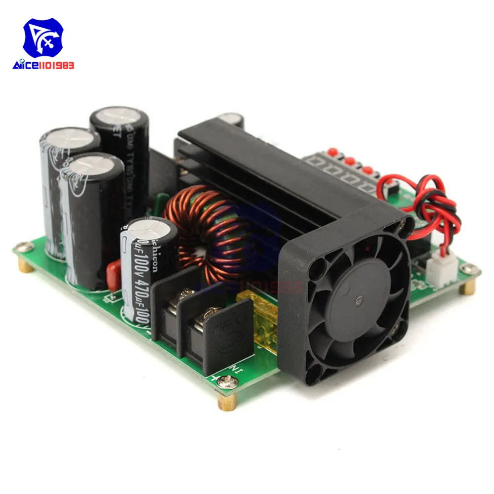 diymore 900W 15A DC-DC DC 8-60V to DC 10-120V Step Up Module LED/LCD Boost Converter Board CC CV Voltage Regulator Transformer