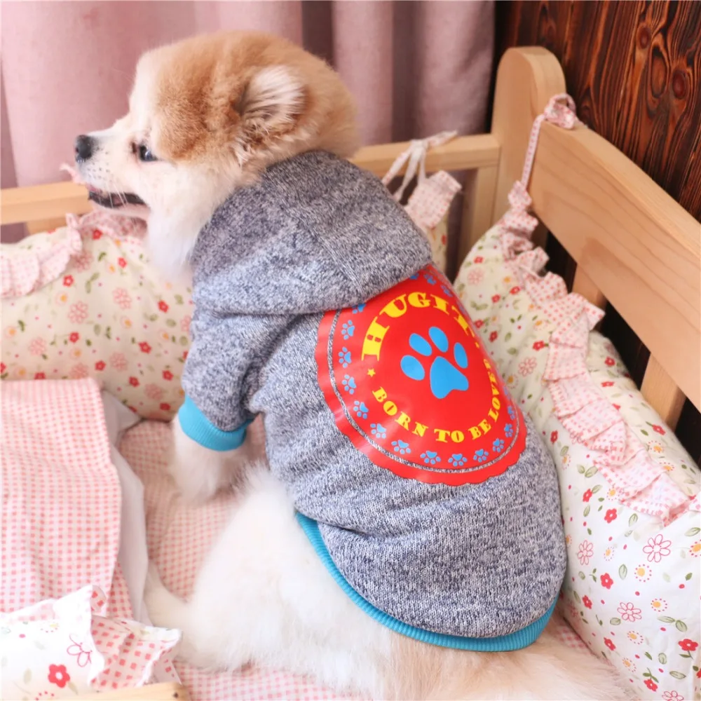 1pc Wool Fleece Dog Hoodie Soft Dog Clothes Autumn Winter Dog Hoodies Puppy Pet Clothes Yorkshire Terrier Teddy Sweater Cachorro