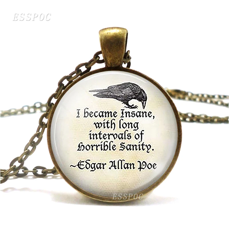Glass Quotes Necklace \