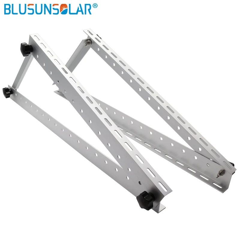 

10 set Adjustable Triangle En Aluminium 100 w 250 w 300 w Panneau Solaire Toit Support De Montage pour toit carvan