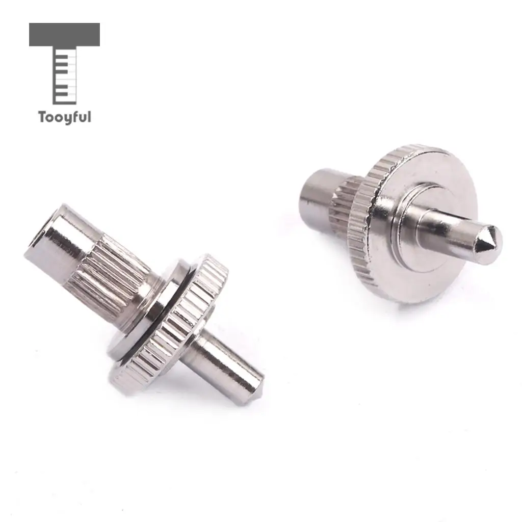 Tooyful Hot Saddle Acoustic Roller Bridge Studs Post Electric Guitar Replacement for LP Lovers Tailpiece Chrome