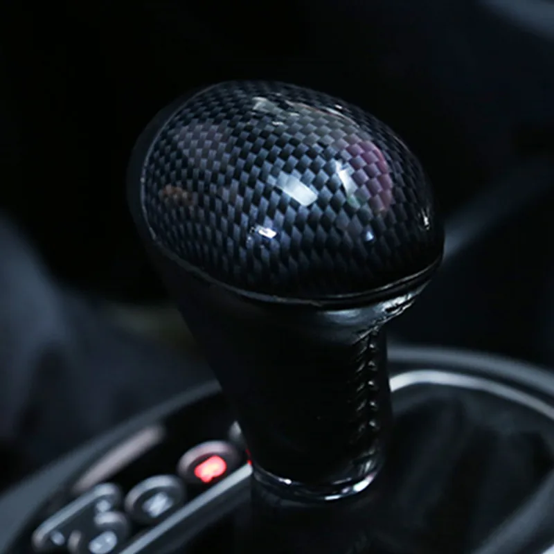 4Colors Carbon Fiber Car AT Gear Shift Knob Gear Head Cover for Kia Sportage R Cerato K3 K4 K5 Sorento 2011 2012 2013 2014 2015