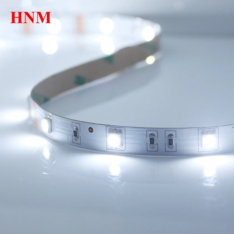 

DC12V 5M/Roll 30LEDs/m Cold White Flexible LED Strip Light White PCB Non-waterproof IP20 Tape White led 12v LED Light Lamp