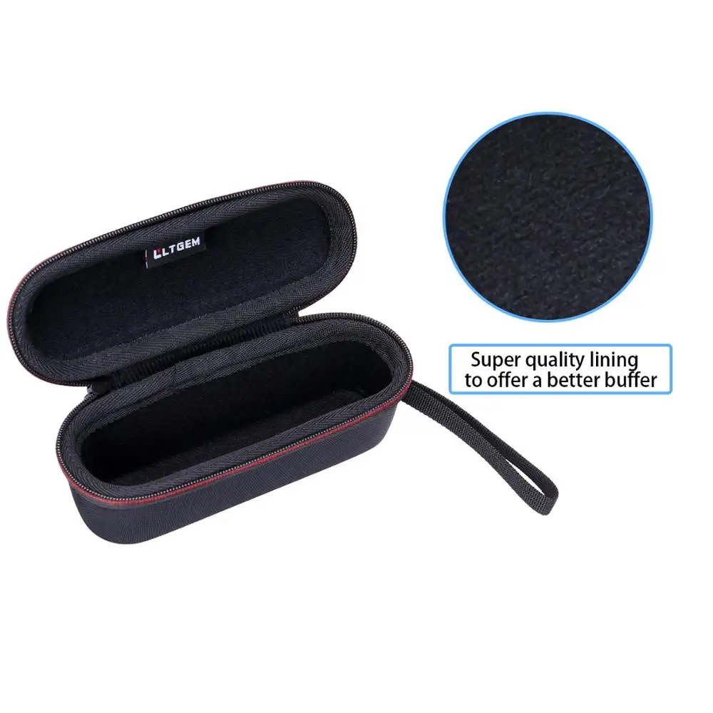 LTGEM EVA Black Carrying Hard Case for Braun Digital Ear Thermometer ThermoScan 5 IRT6500 & Braun ThermoScan 7(only a bag!)