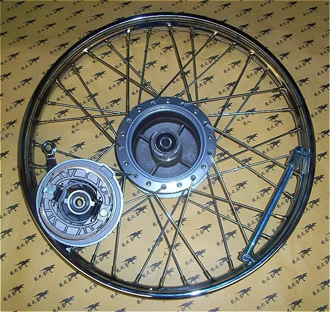 JH70 DY100 C70/110 Motorcycle Rear Aluminum Alloy Wheel Hub Assy Motorbike Scooter Rims Comp