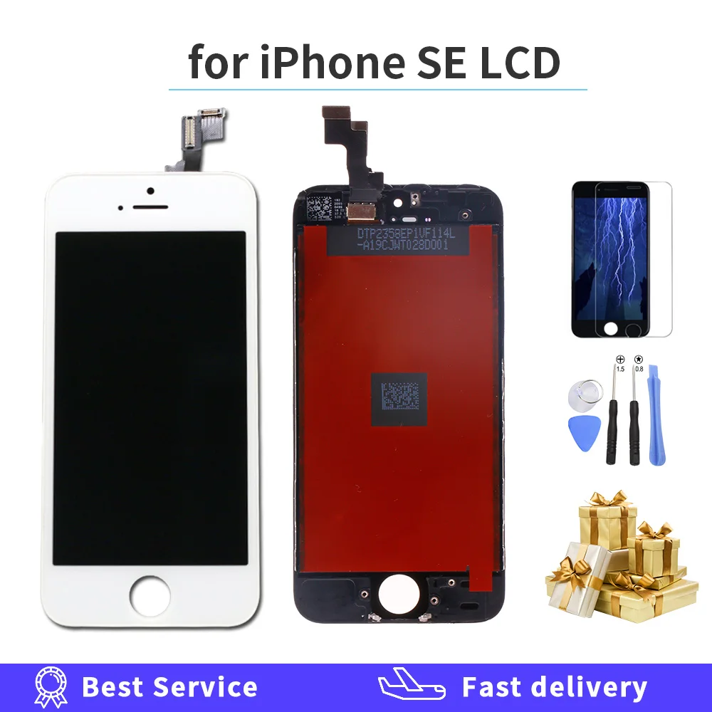 AAA+++ Quality OEM LCD Display For iPhone SE Touch Screen Digitizer Assembly FOR A1723 A1662 A1724 Replacement LCD with Gift