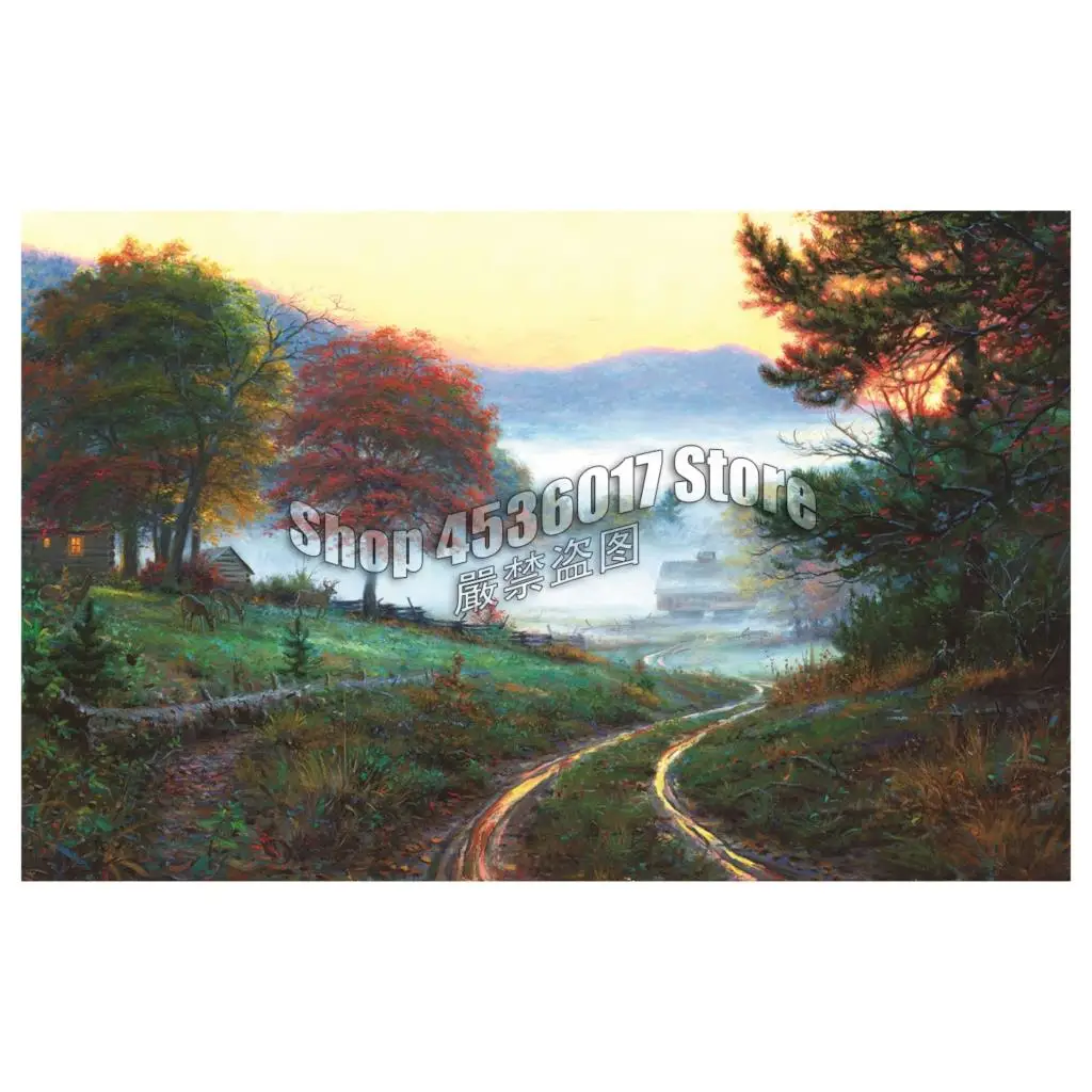 

Landscape Forest 5D Diy Full Diamond Painting Cross Stitch Kit Mosaic Jungle Sunrise Sunset Gifts Diamond Embroidery Home Decor