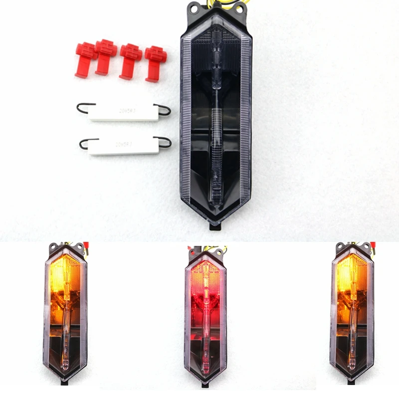 Motorcycle LED Turn Signal Tail Light Taillight For YAMAHA R1 R1M R1S 2015-2022 / R6 2017-2022 /R7 2021-2022