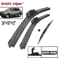 Erick's Wiper Front & Rear Wiper Blades Set Kit For Hyundai Tucson JM 2004 - 2009 Windshield Windscreen Window 24