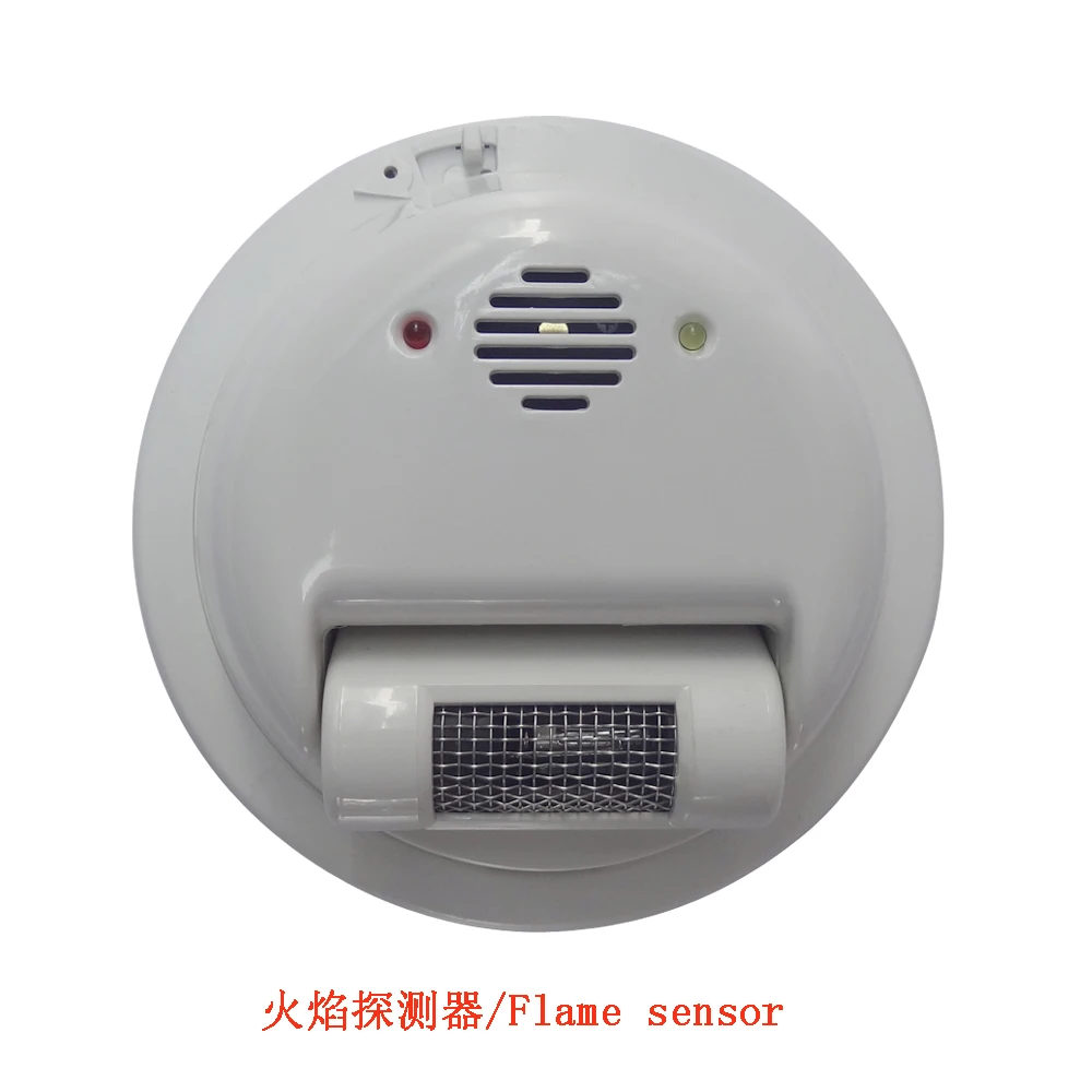 NEW 2000E Wire Fire Alarm Sensor Flame Detector For Home Security Oil Gas Station Ultraviolet Ray Light Output NO NC Relay